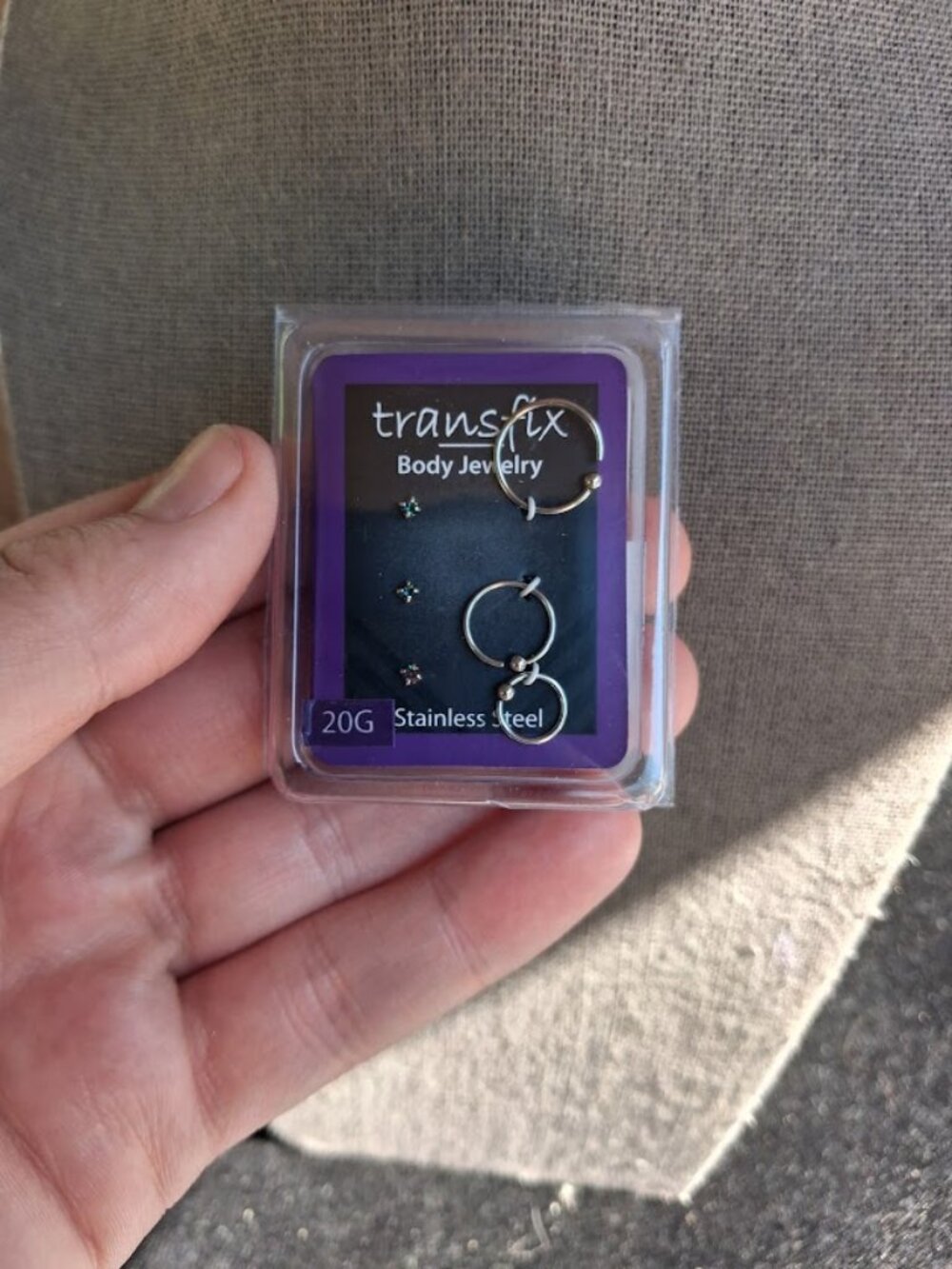 Transfix Stainless Steel body jewelry